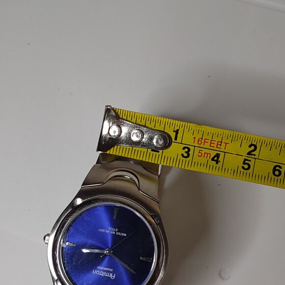 7 Inch Heavy Armitron Watch With Blue Dial - Picture 13 of 13